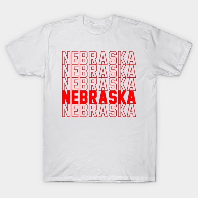 Nebraska T-Shirt by Throwzack